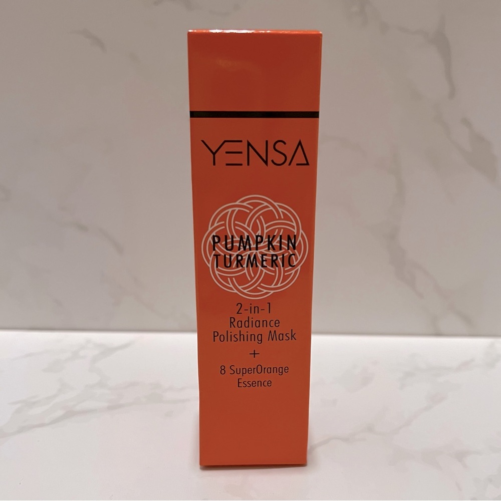 NEW! YENSA PUMPKIN TURMERIC RADIANCE POLISHING MASK $45 RETAIL